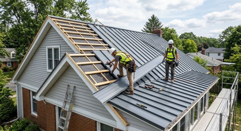 Sheet Roofing Installation in Akron, OH