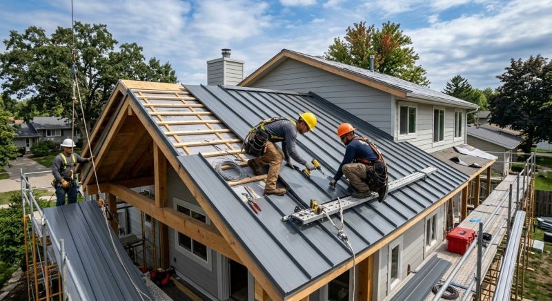 Sheet Roofing Installation in Fredericksburg, OH