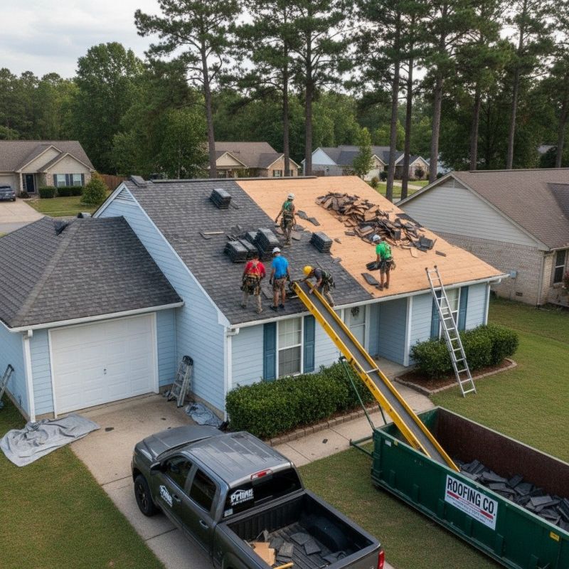 Shingle Roof Replacement in Fredericksburg, OH