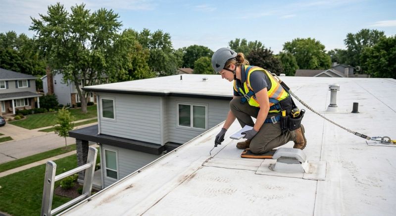 Single Ply Roof Inspection in Stark County, OH