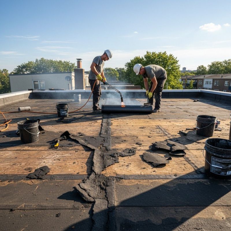 Single Ply Roof Repair in Rittman, OH