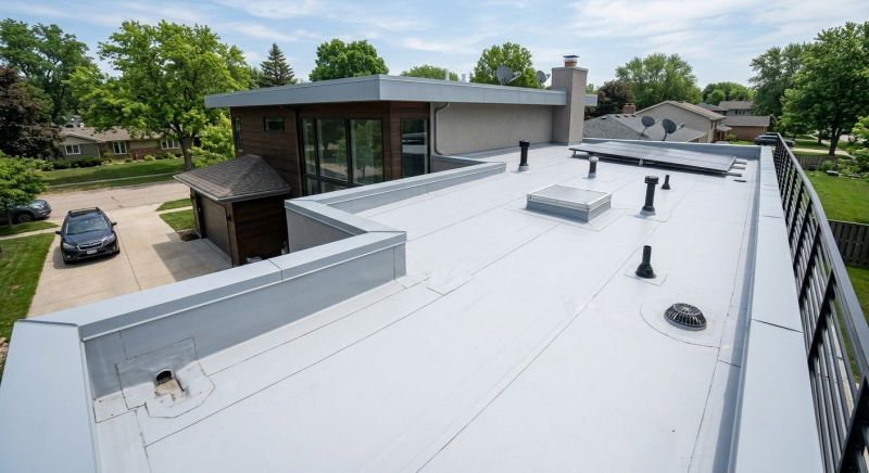 Single Ply Roof Replacement in Fredericksburg, OH