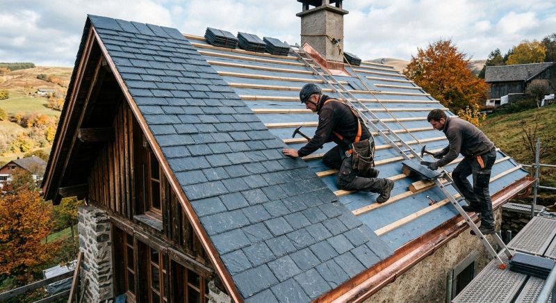 Slate Roof Installation in Canal Fulton, OH