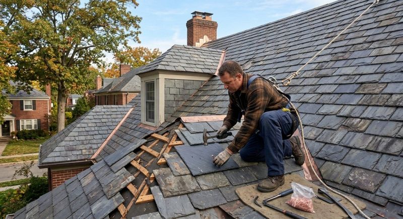 Slate Roof Repair in Alliance, OH