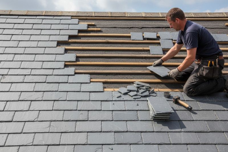 Slate Roof Repair in Dover, OH