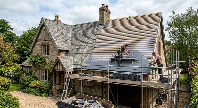 Slate Roof Replacement in New Philadelphia, OH