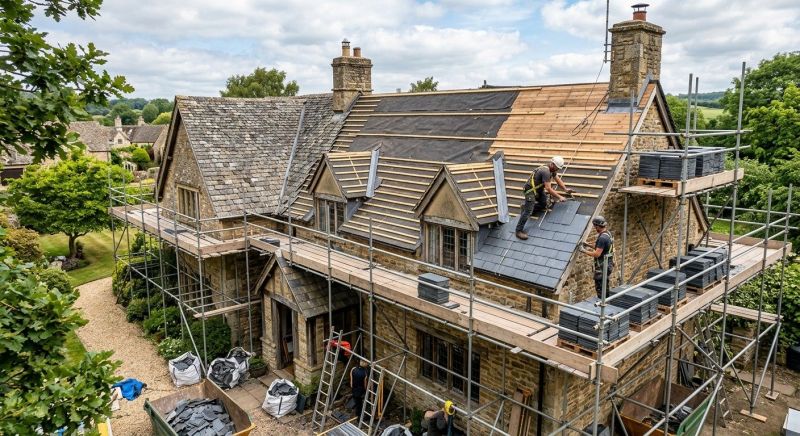 Slate Roof Replacement in New Philadelphia, OH