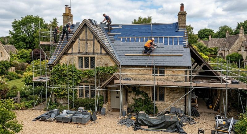 Slate Roof Replacement in Summit County, OH