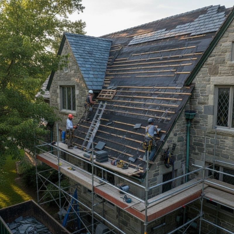 Slate Roof Replacement in Uniontown, OH