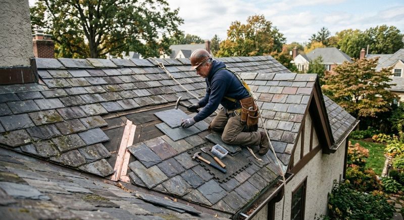 Slate Shingles Repair in Fredericksburg, OH