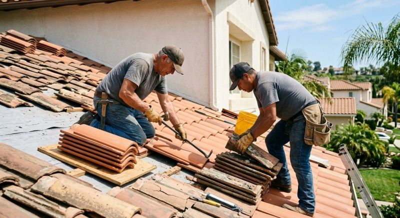 Spanish Tile Roof Repair in Stark County, OH