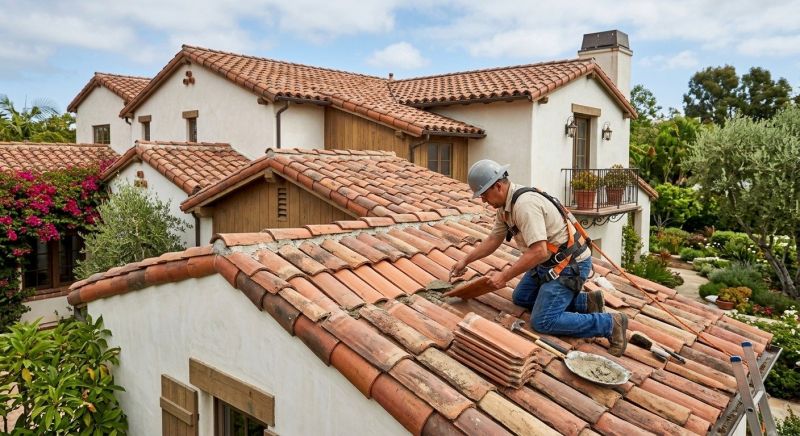 Spanish Tile Roof Repair in Stark County, OH