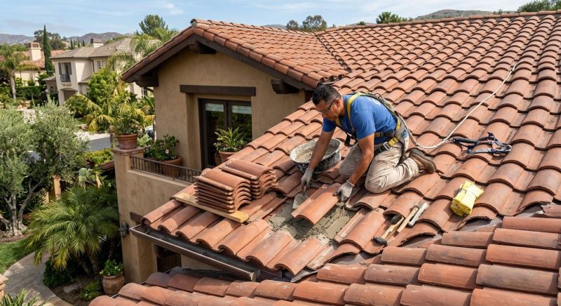 Spanish Tile Roof Repair in Stark County, OH