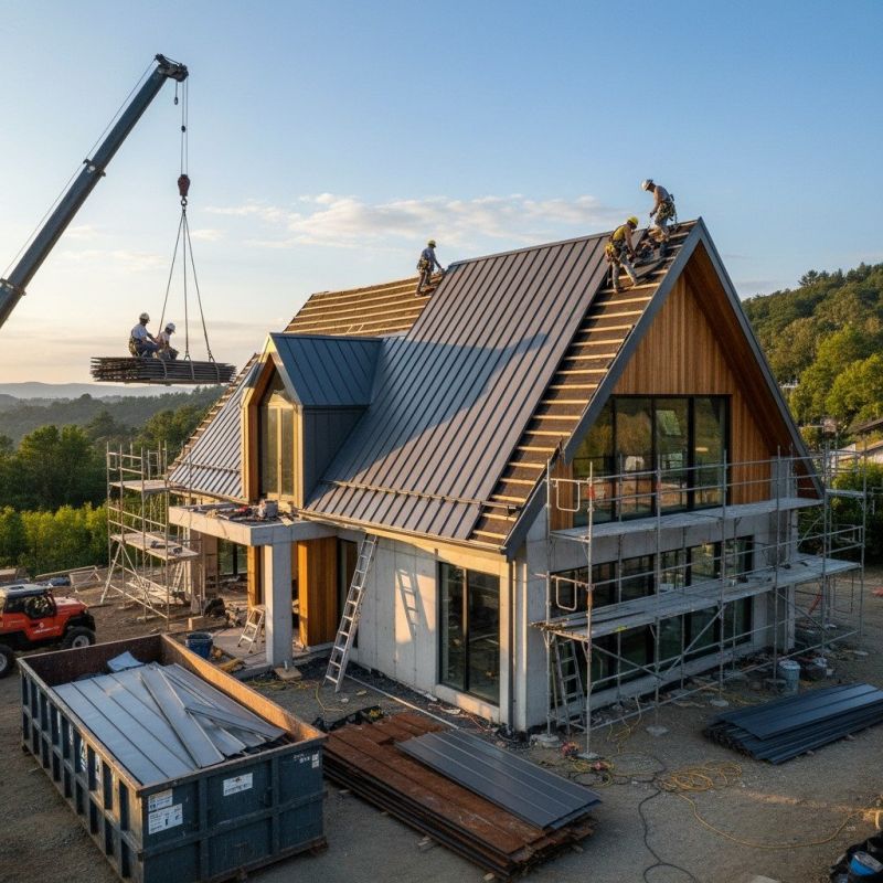 Steel Roof Replacement in Fredericksburg, OH