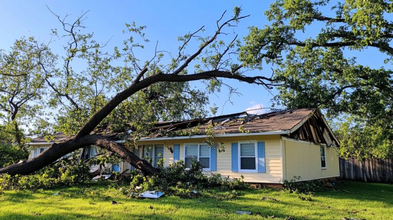 Storm Damage Roof Repair in Akron, OH