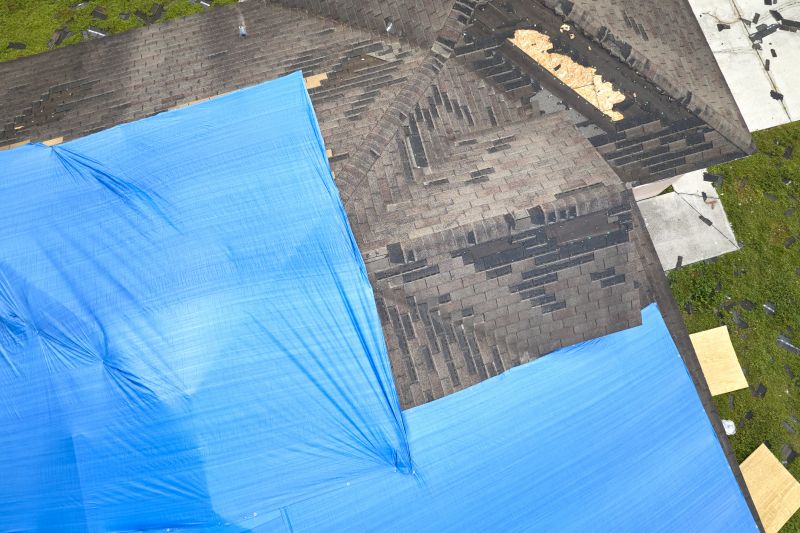 Storm Damage Roof Tarping in Stark County, OH