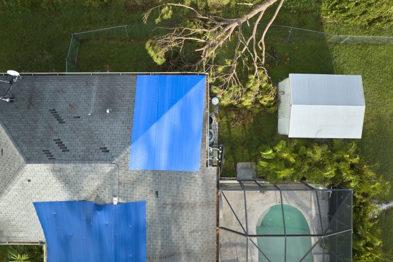 Storm Damage Roof Tarping in Stark County, OH
