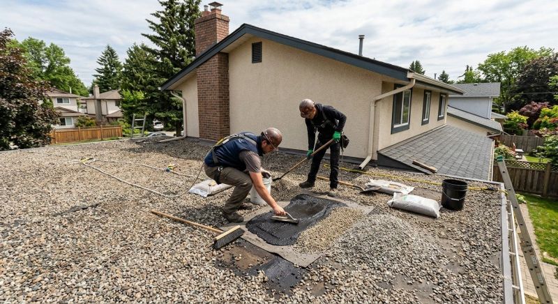 Tar And Gravel Roof Repair in Canton, OH