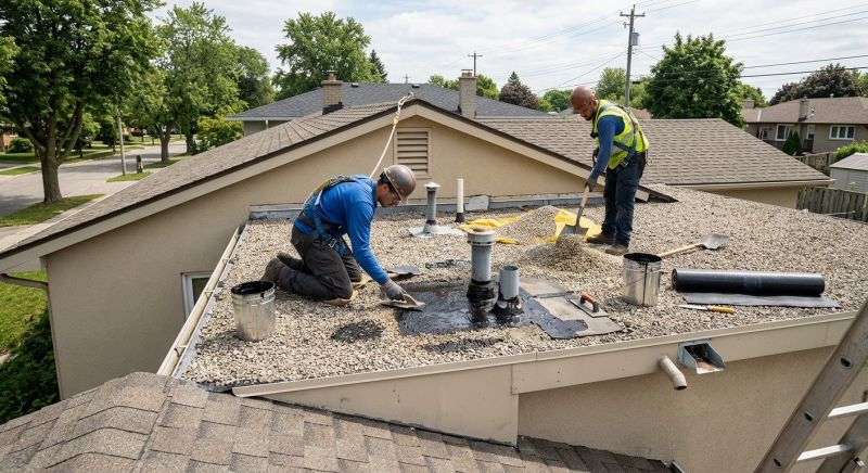 Tar And Gravel Roof Repair in Homeworth, OH