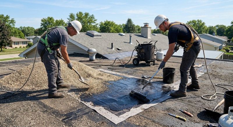 Tar And Gravel Roof Repair in Tuscarawas County, OH