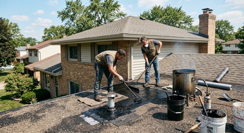 Tar Roof Repair in New Philadelphia, OH