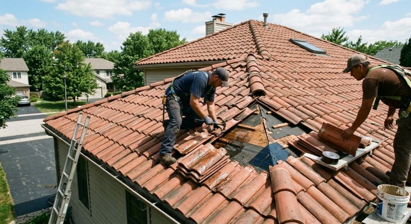 Tile Roof Repair in Akron, OH