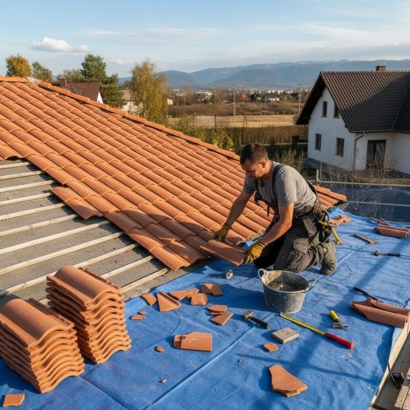 Tile Roof Repair in Fredericksburg, OH