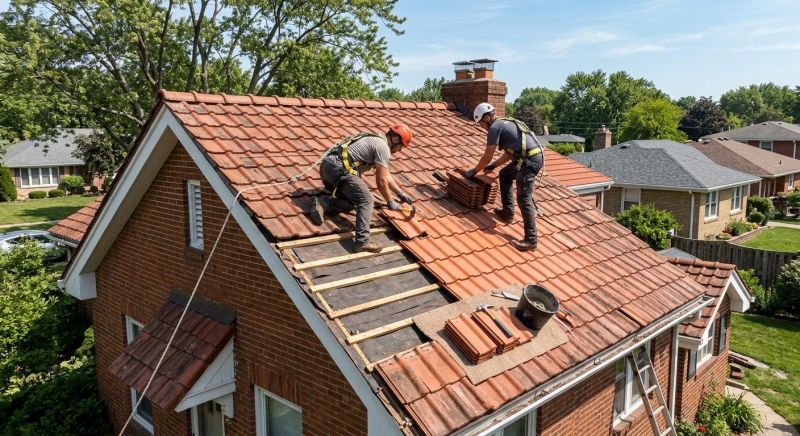 Tile Roof Repair in New Philadelphia, OH
