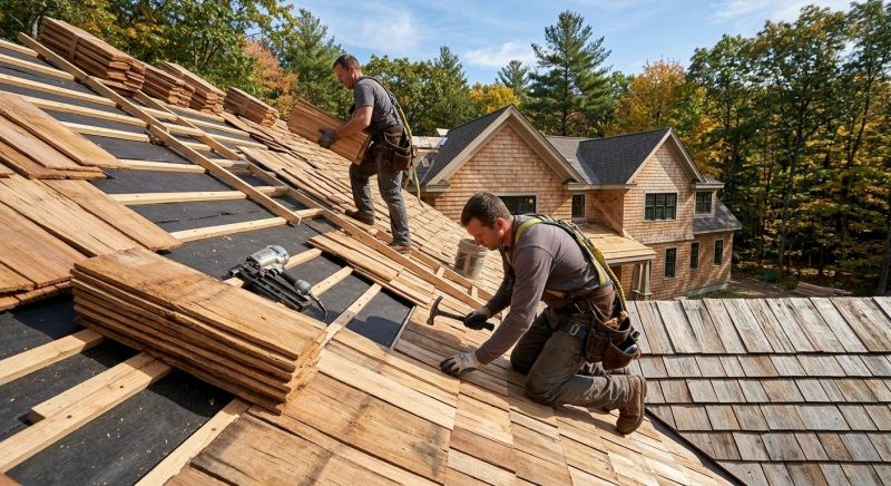 Wood Roofing Installation in Cuyahoga Falls, OH