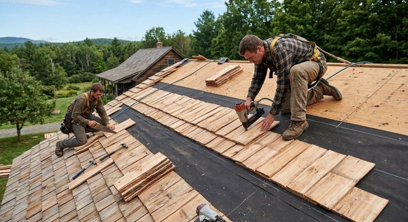 Wood Roofing Installation in East Canton, OH