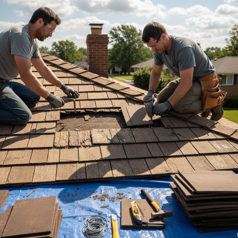 Wood Shake Roof Repair in New Philadelphia, OH