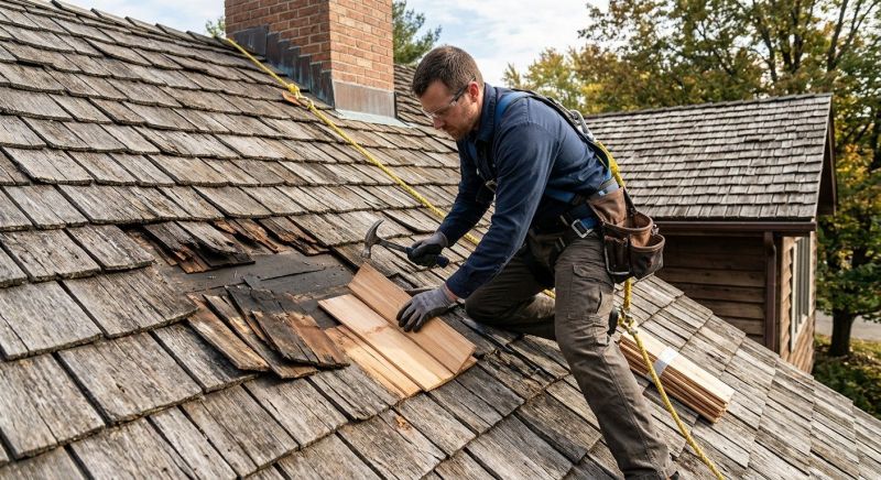 Wood Shake Roof Repair in Rittman, OH