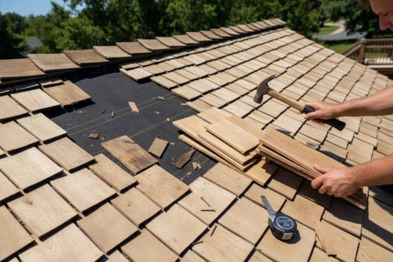 Wood Shake Roof Repair in Rittman, OH
