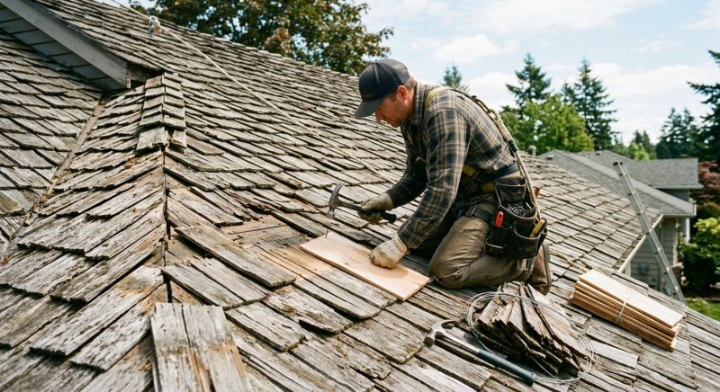 Wood Shake Roof Repair in Tallmadge, OH
