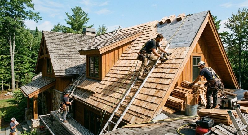 Wood Shake Roof Replacement in Dover, OH