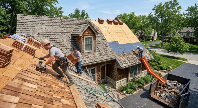 Wood Shake Roof Replacement in Stark County, OH