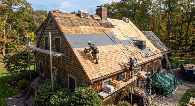 Wood Shingle Roof Replacement in Stark County, OH