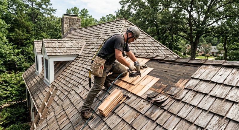 Wood Shingles Repair in Hartville, OH